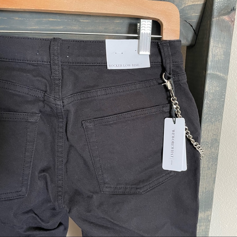 NEW | WeWoreWhat Rocker Low Rise Kick Pant - Picture 9 of 14